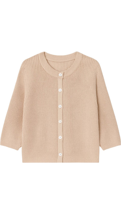 Elbow Sleeve Shaker Cardigan-Tops/Blouses-Uniquities