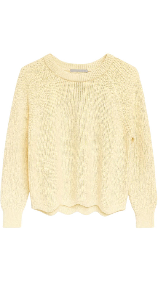 Scallop Shaker-Tops/Blouses-Uniquities