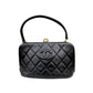 Chanel Quilted Lock Mini Bag/Black-Accessories-Uniquities
