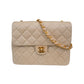Chanel Mini Square Flap Bag/Beige-Accessories-Uniquities