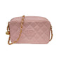 Chanel Quilted Zip Crossbody/Blush-Accessories-Uniquities