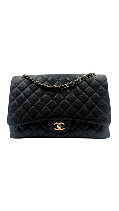 Chanel Quilted Caviar Maxi Classic-Accessories-Uniquities
