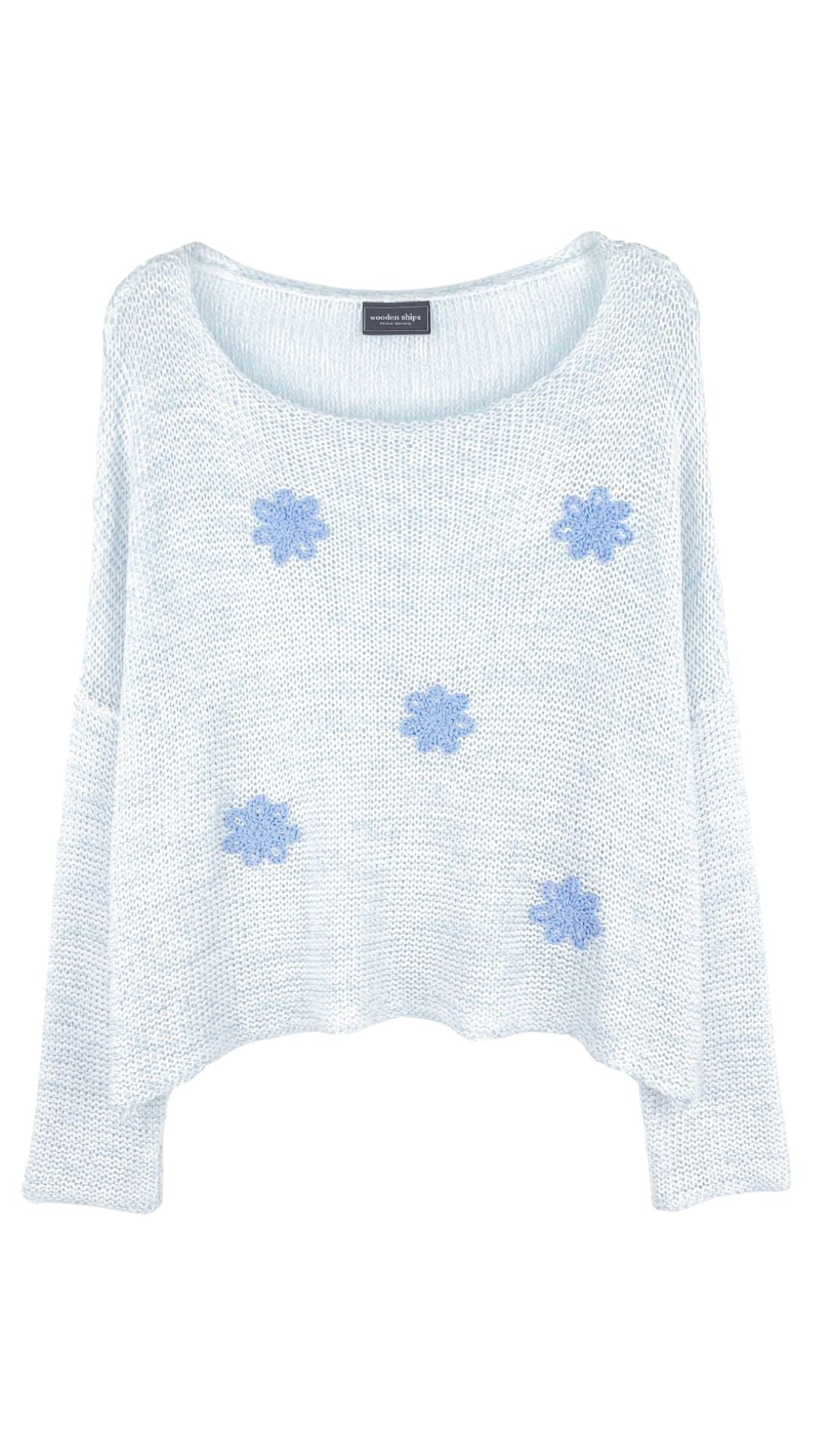 Key West Blossom Crew-Sweaters-Uniquities