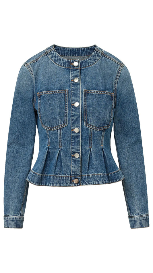 Zahara Peplum Jacket-Jackets-Uniquities