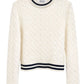 Cashmere Varsity Cable Crew-Sweaters-Uniquities