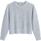 Allover Pointelle Crew-Sweaters-Uniquities
