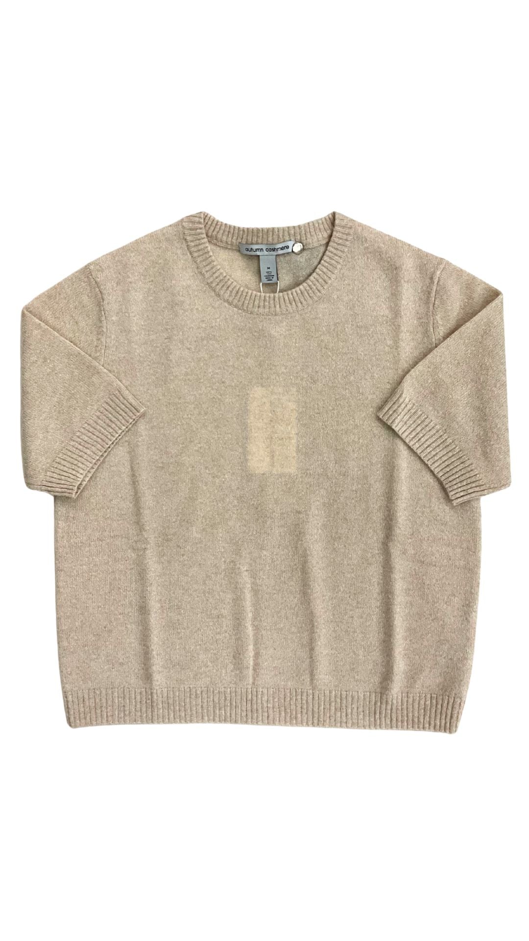 Cropped Short Sleeve Crew-Sweaters-Uniquities