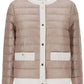Nylon Short Collarless Jacket-Jackets-Uniquities