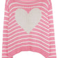 Amelie Heart Long Sleeve Crew-Sweaters-Uniquities