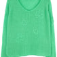 Shamrock Embroidered Sweater-Sweaters-Uniquities