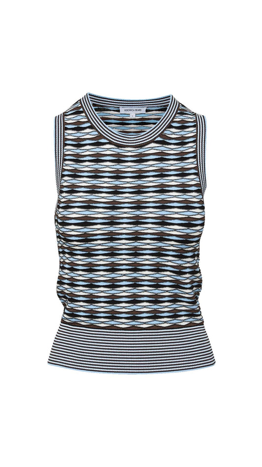 Cropped Jerrel Knit Tank-Tops/Blouses-Uniquities