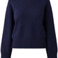 Luxe Cotton Blend Boxy Crew-Sweaters-Uniquities