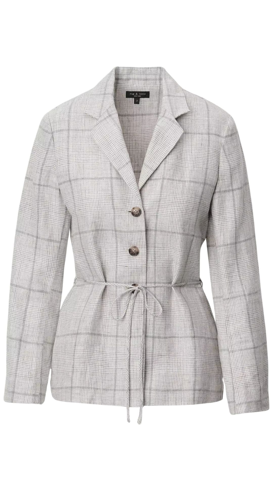 Chappell Plaid Blazer-Jackets-Uniquities