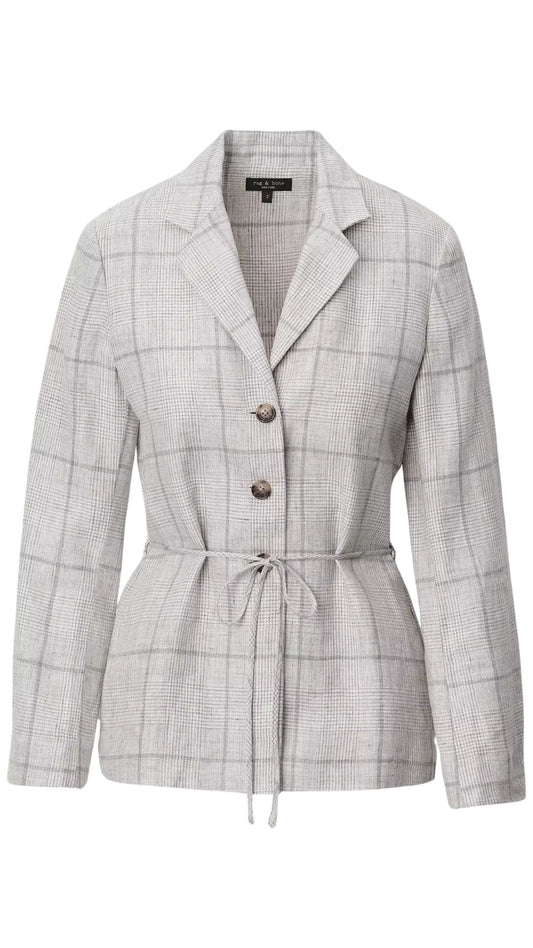 Chappell Plaid Blazer-Jackets-Uniquities