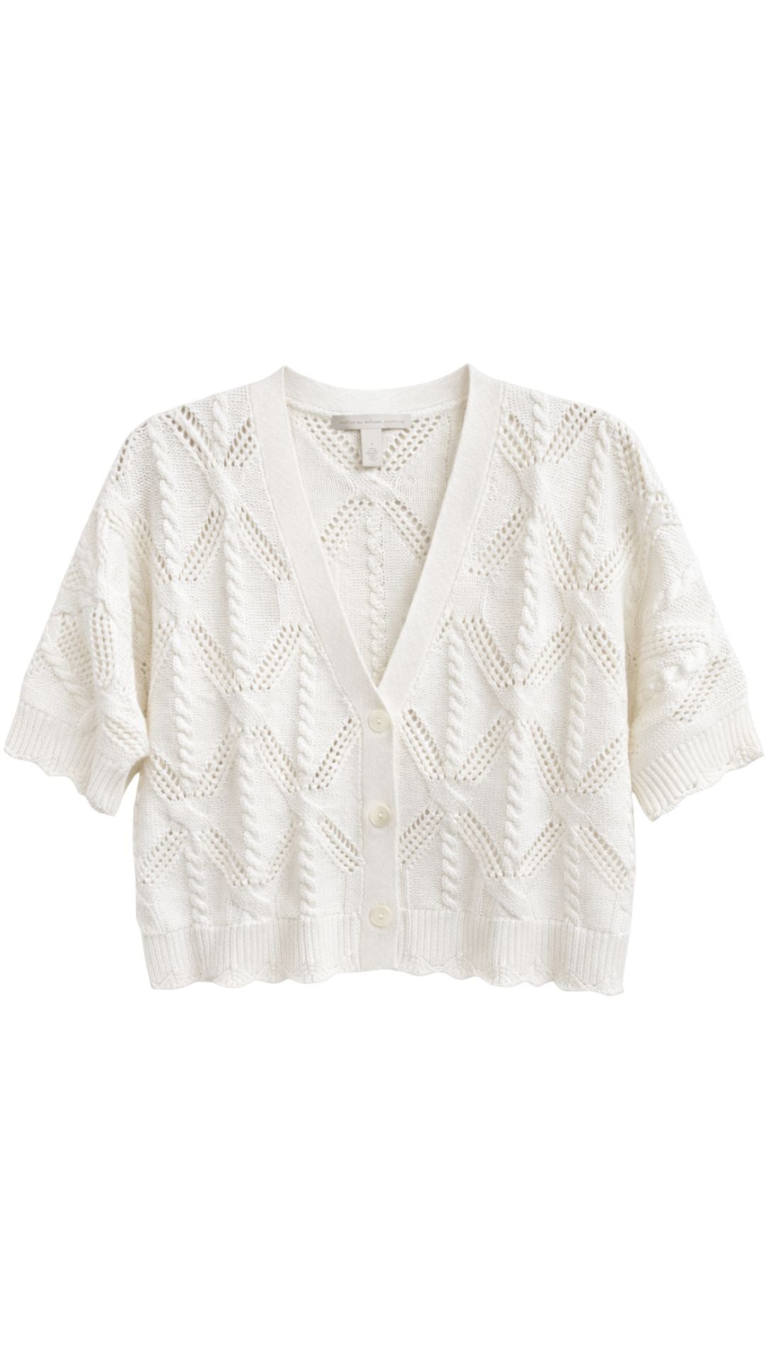 Short Sleeve Dolman Stitchery Cardigan-Sweaters-Uniquities