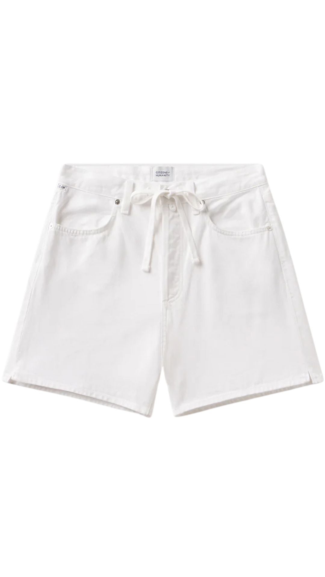 Brynn Drawstring Short-Denim-Uniquities