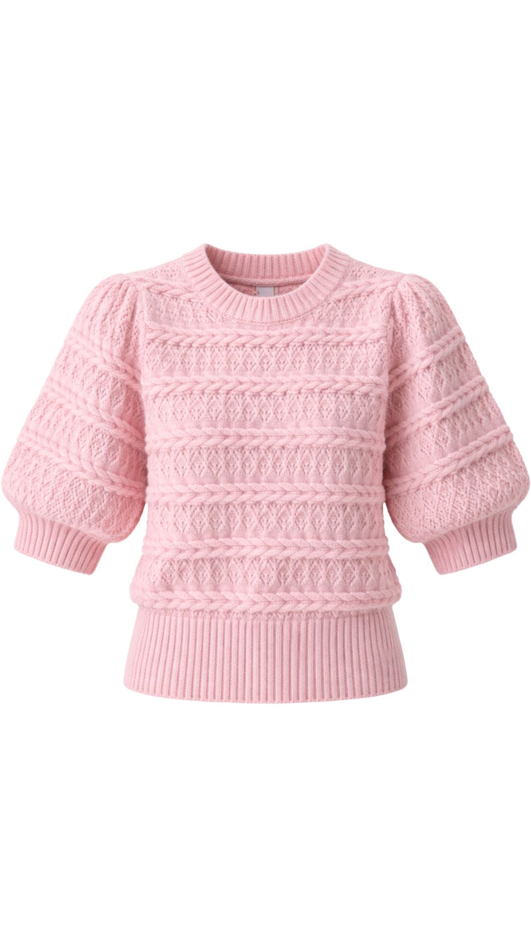 Kaelia Short Sleeve Sweater-Tops/Blouses-Uniquities