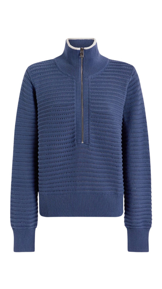 Morwenna Half Zip Knit-Sweaters-Uniquities