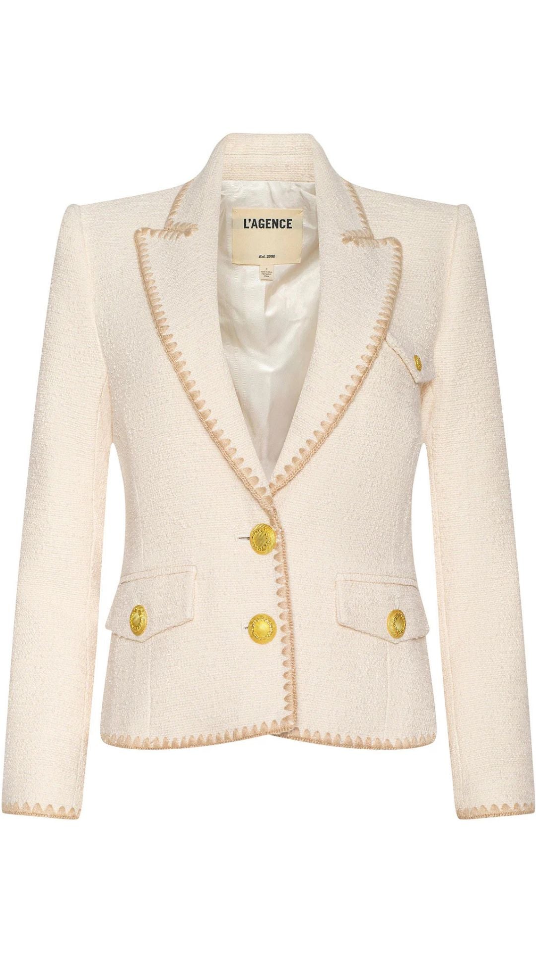 Wylla Structured Blazer-Jackets-Uniquities