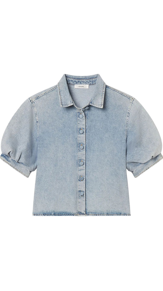 Billow Sleeve Shirt-Tops/Blouses-Uniquities