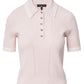 Laurie Tipped Short Sleeve Polo-Sweaters-Uniquities