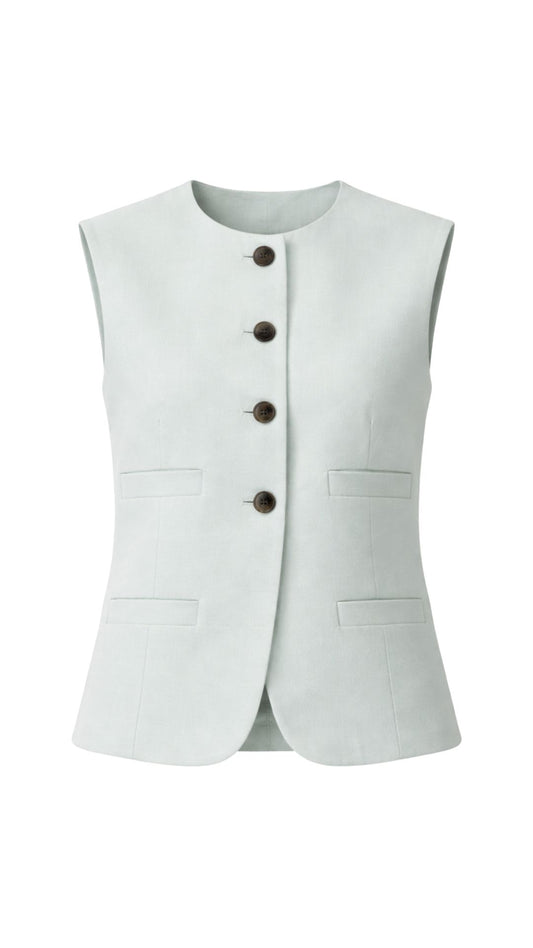 Georgie Vest-Tops/Blouses-Uniquities