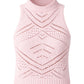 Chunky Pointelle Tank-Sweaters-Uniquities