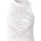 Chunky Pointelle Tank-Sweaters-Uniquities