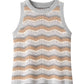 Zig Zag Stitch Tank-Sweaters-Uniquities