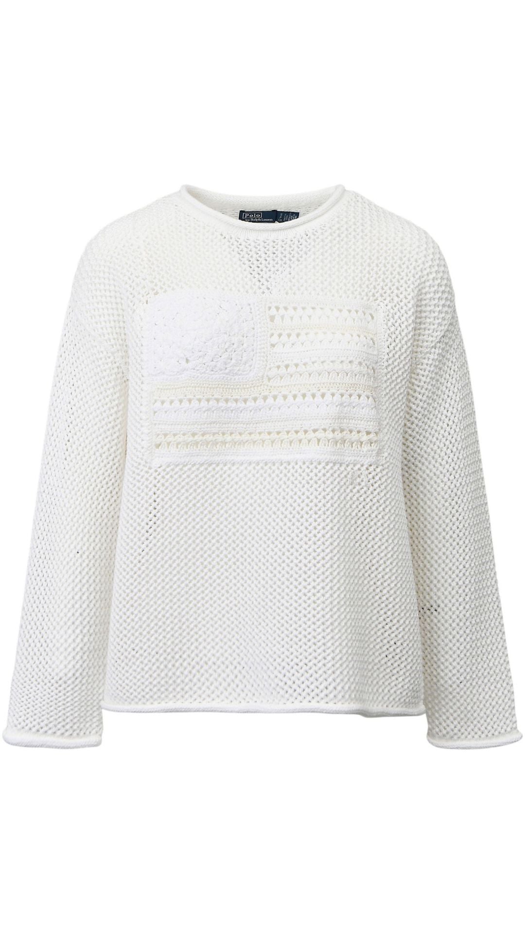 Flag Crewneck Pullover-Sweaters-Uniquities