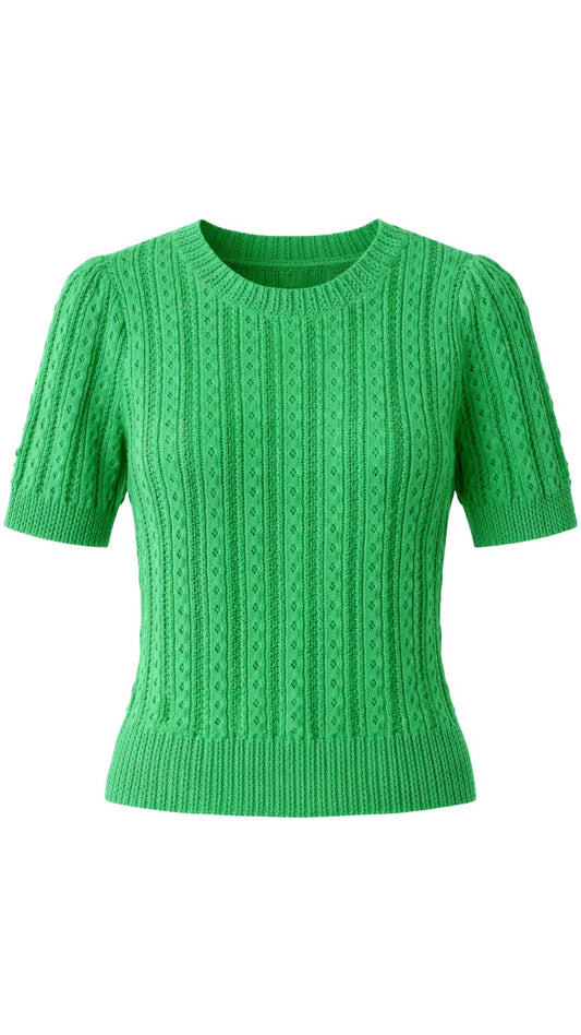 Arden Puff Sleeve Pullover Tops/Blouses 525 America 