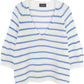 Helene Striped 3/4 Sweater-Sweaters-Uniquities