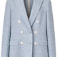 Double Breasted Linen Jacket-Jackets-Uniquities