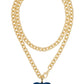 Big Puffy Heart Charm Necklace-Jewelry-Uniquities