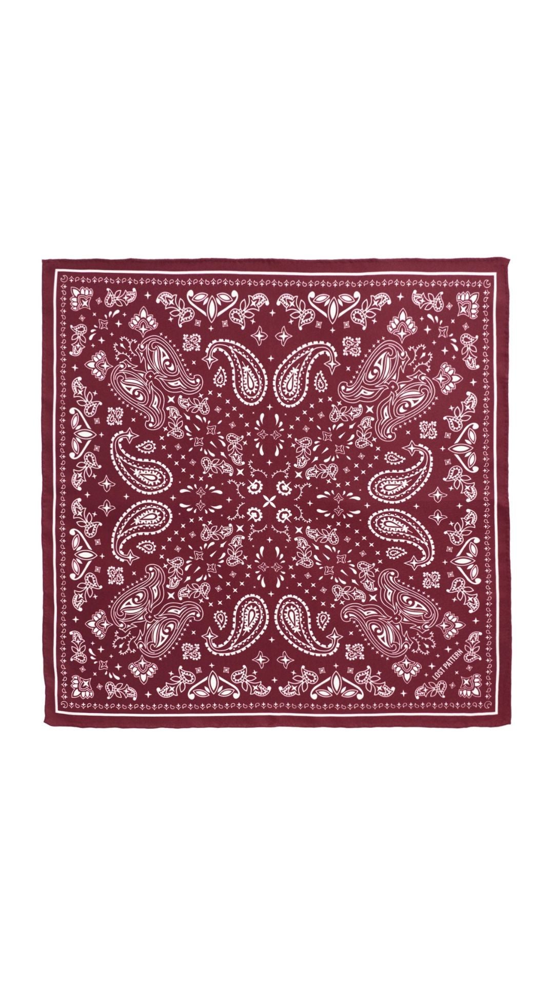 Paisley Silk Bandana-Accessories-Uniquities