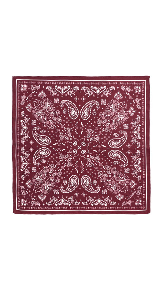 Paisley Silk Bandana-Accessories-Uniquities