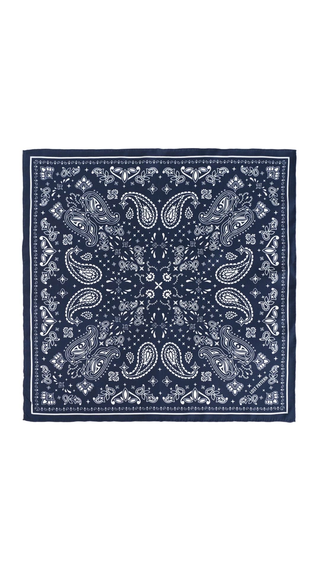 Paisley Silk Bandana-Accessories-Uniquities