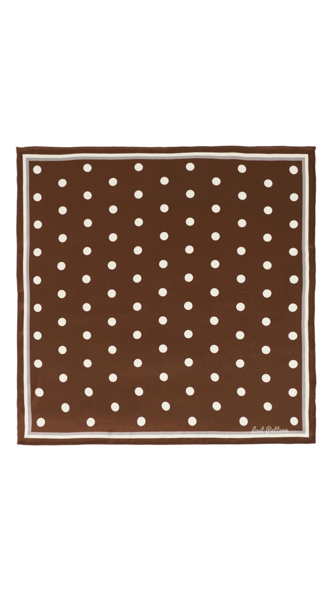 Retro Polka Silk Bandana-Accessories-Uniquities