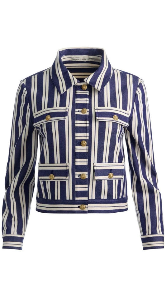 Alex Collared Boxy Jacket-Jackets-Uniquities