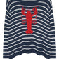 Lobster Stripe Crew-Sweaters-Uniquities