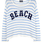 Beach Stripe Crew-Sweaters-Uniquities
