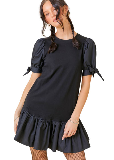 Melody Contrast Dress-Dresses-Uniquities