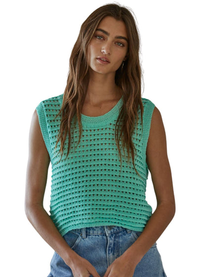 Lacey Crochet Top-Tops/Blouses-Uniquities