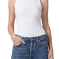 Isabel Rib Tank-Tops/Blouses-Uniquities
