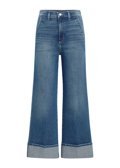 Trixie Trouser Jeans with Wide Cuff-Denim-Uniquities