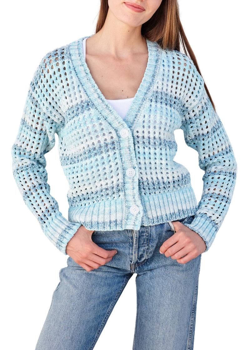 Boxy Crochet Cardigan-Sweaters-Uniquities