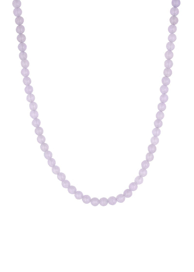 Carter Gemstone Necklace Lavender Jade-Jewelry-Uniquities