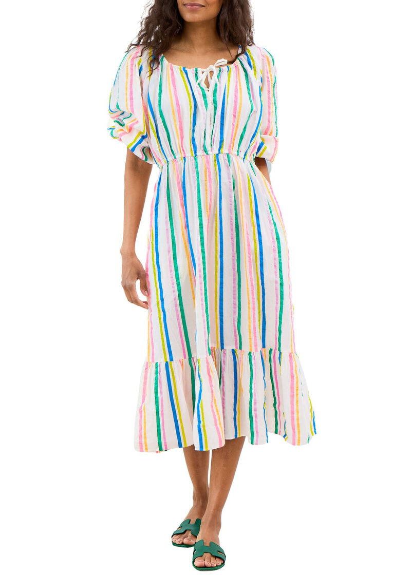 Harbor Stripe Dress-Dresses-Uniquities