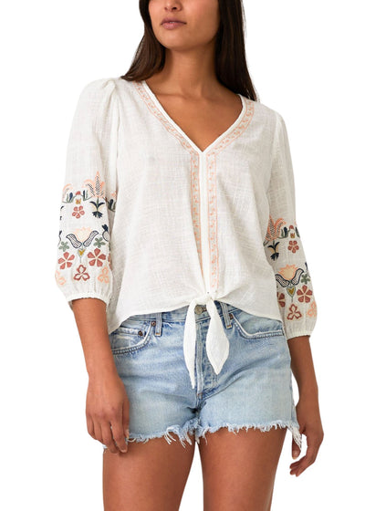 Grace Embroidery Top-Tops/Blouses-Uniquities