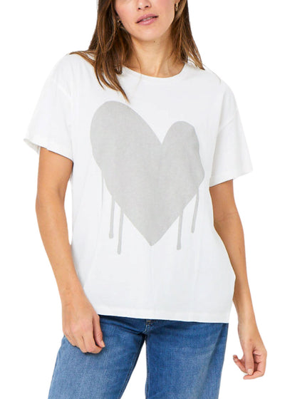 Tommy Drippy Heart Tee-Tee Shirts-Uniquities